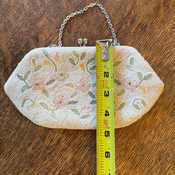 Vintage La Regale Beaded Bridal Clutch 1950s Japan